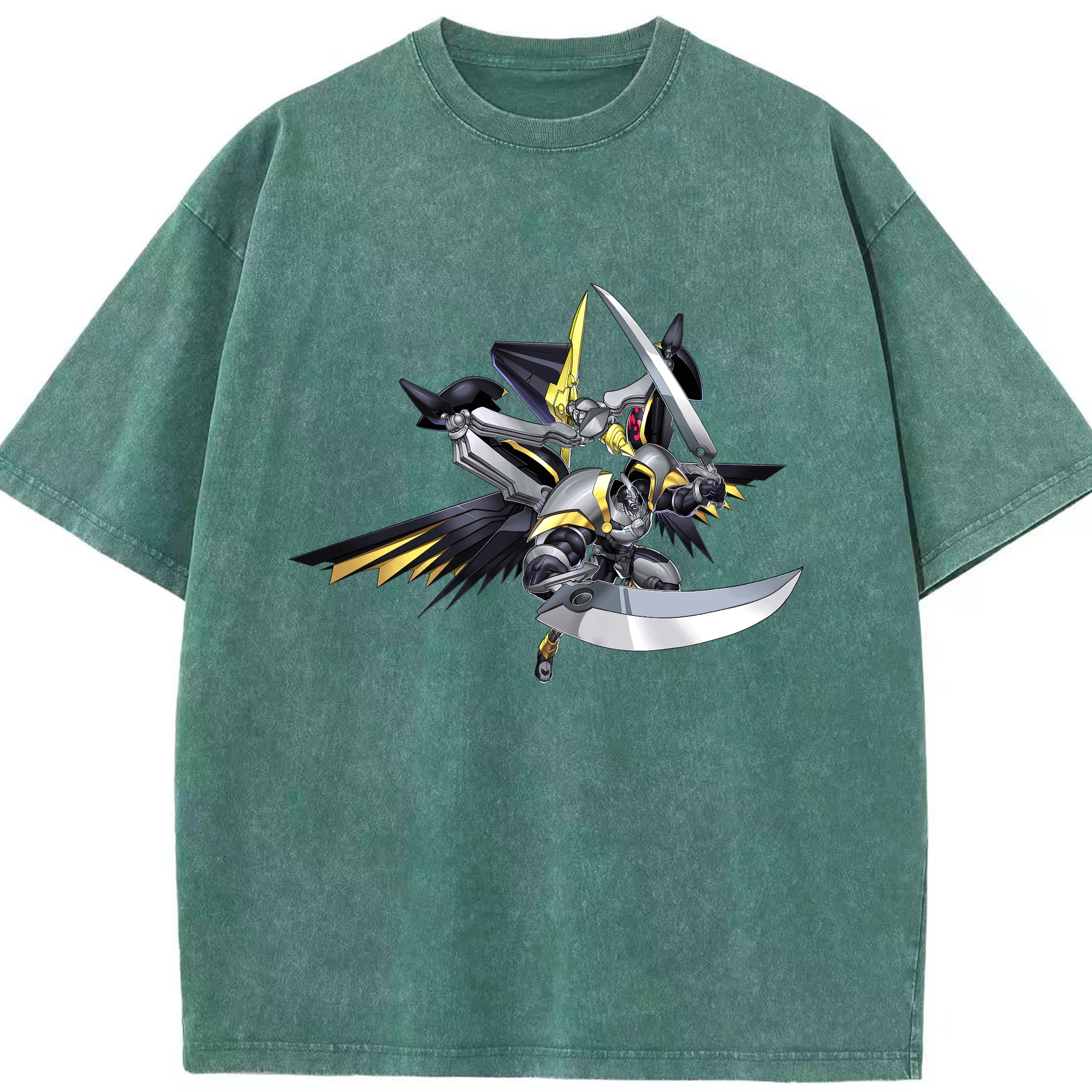 （画像用） 遊☆戯☆王 Yu-Gi-Oh! 綿100% ヴィンテージ風 半袖Tシャツ（フロントプリント）